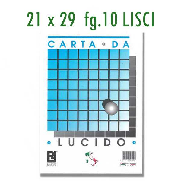 BLOCCO LUCIDO 21x29 FG.10 LISCI PZ.25