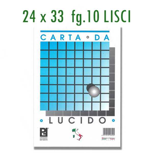 BLOCCO LUCIDO 24x33 FG.10 LISCI PZ.25