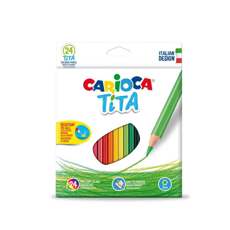 PASTELLI A MATITA CARIOCA TITA x24 PZ 6