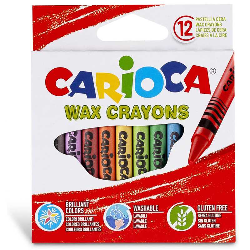 PASTELLI CERA CARIOCA x12 PZ.12