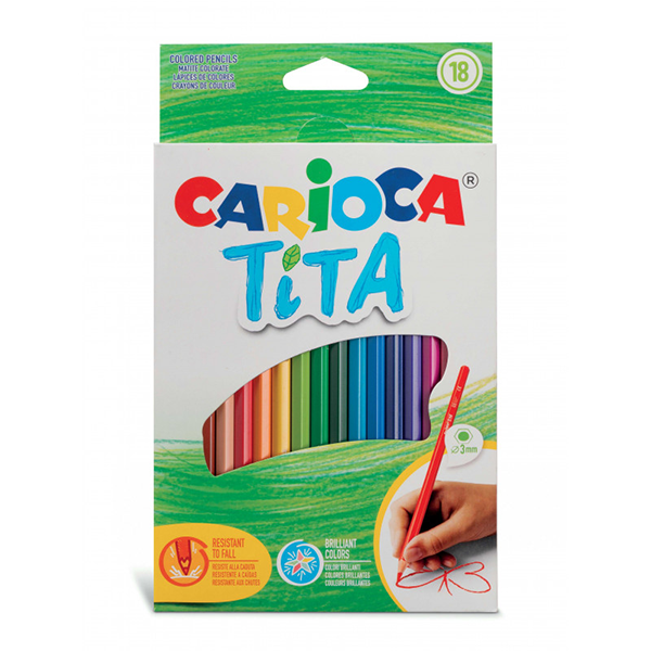 PASTELLI A MATITA CARIOCA TITA x18 PZ.8