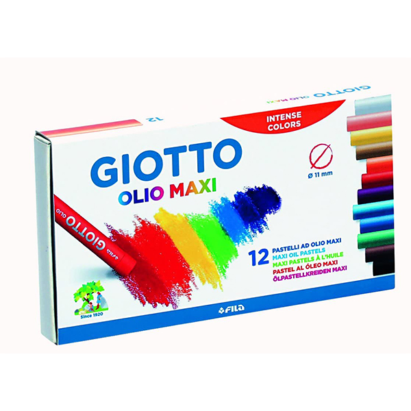 PASTELLI OLIO MAXI GIOTTO x12 PZ.6