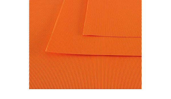 CARTONE ONDULATO 50x70 FG.10 ARANCIONE