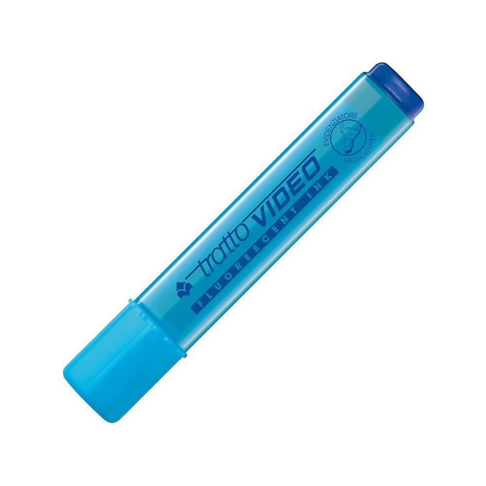 EVIDENZIATORI TRATTO VIDEO AZZURRO PZ 12