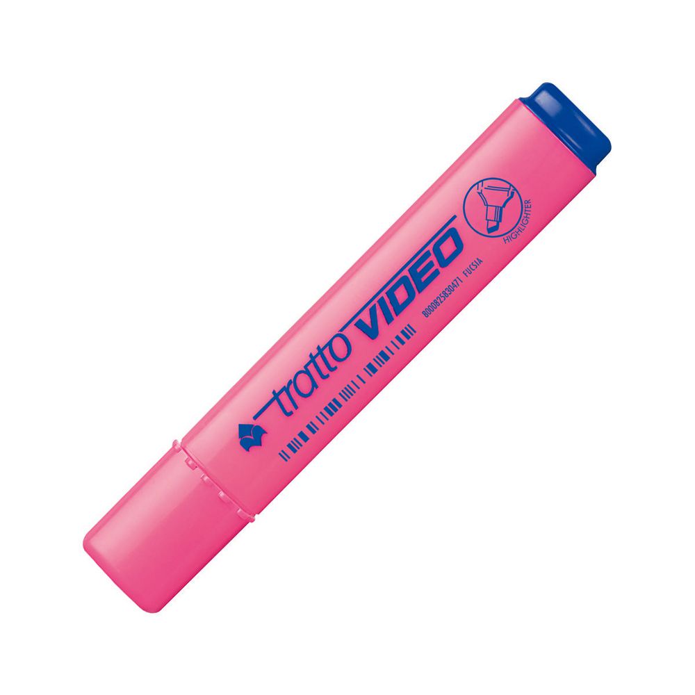 EVIDENZIATORI TRATTO VIDEO FUCSIA PZ 12