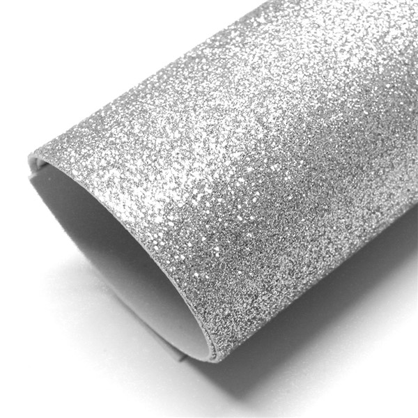 GOMMA EVA FOAM 40x60 GLITTER BIANCO