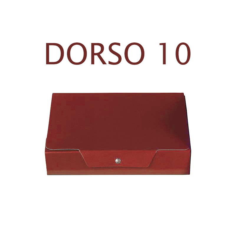 CARPETTE PORTA PROGETTI DORSO 10 PZ 5 ROSSO