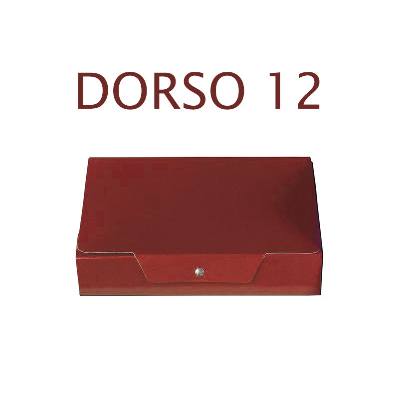 CARPETTE PORTA PROGETTI DORSO 12 PZ 5 ROSSO