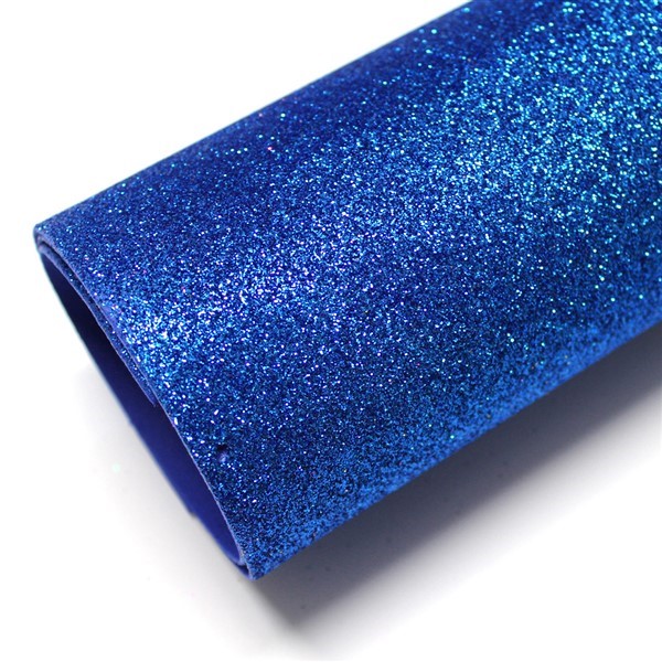 GOMMA EVA FOAM 40x60 GLITTER BLU