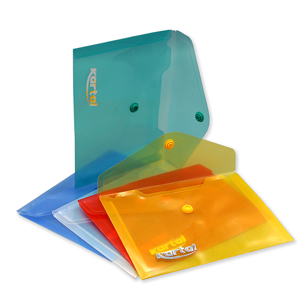 BUSTE CON BOTTONE 22X32 COLORATE PZ 10