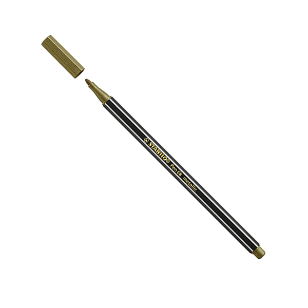 PENNARELLI STABILO POINT 68 METALLIC PZ 10 ORO