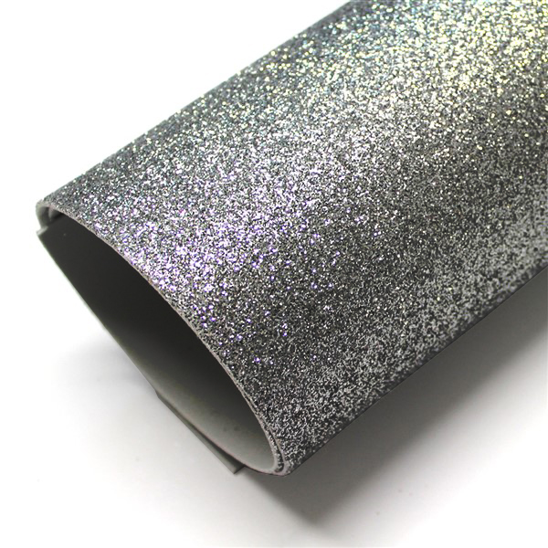 GOMMA EVA FOAM 40x60 GLITTER GRIGIO SCURO