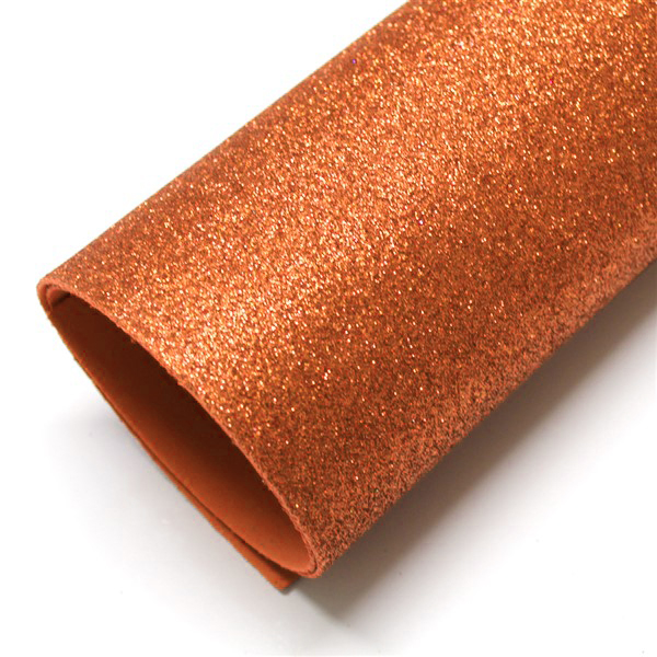 GOMMA EVA FOAM 40x60 GLITTER ARANCIONE