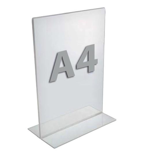 PORTA DEPLIANT A5 ACRILICO BASE A L