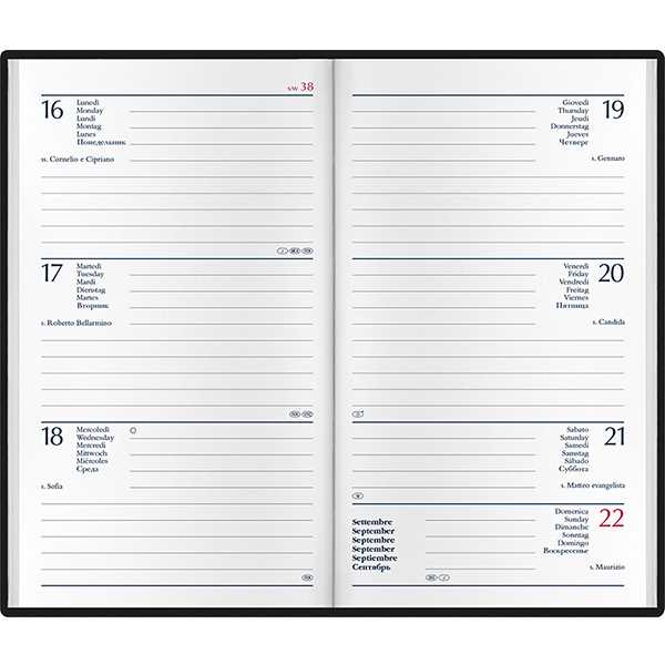 AGENDA SETTIMANALE 2025 cm.8x14