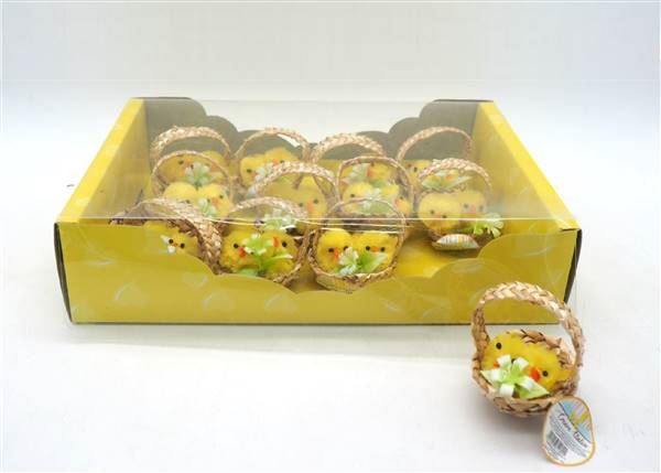 PULCINI CON CESTINO PZ.12