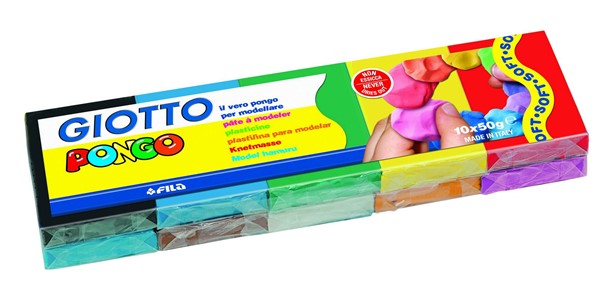 PLASTILINA ARCOBALENO PONGO GIOTTO GR.500