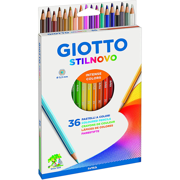 PASTELLI A MATITA STILNOVO GIOTTO x36 PZ 6