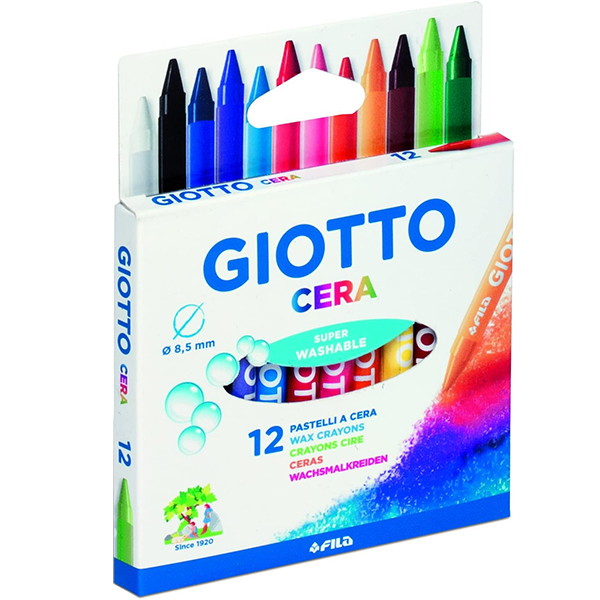 PASTELLI CERA GIOTTO x12 PZ 10