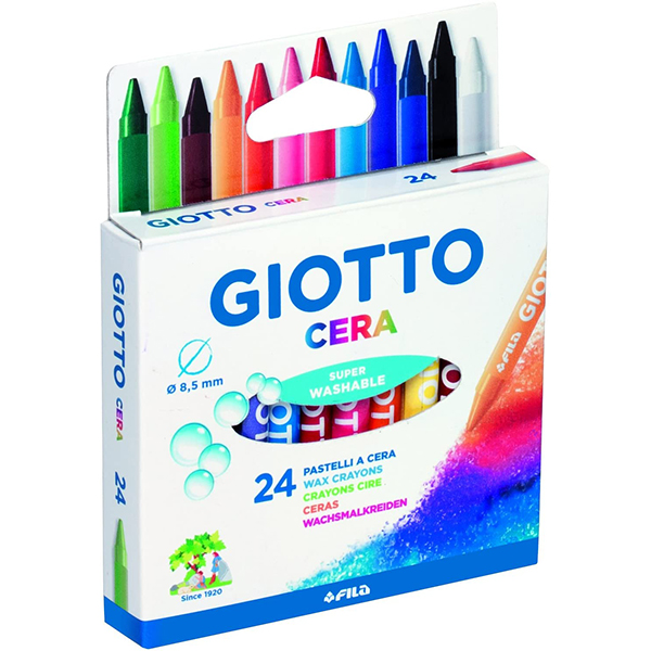 PASTELLI CERA GIOTTO x24 PZ 6