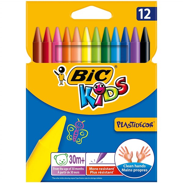 PASTELLI BIC PLASTIDECOR x12