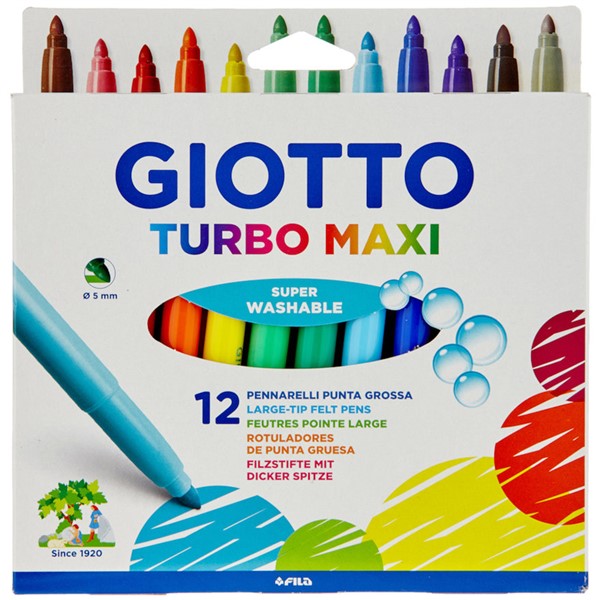 PENNARELLI A SPIRITO TURBO MAXI GIOTTO x12 PZ.5