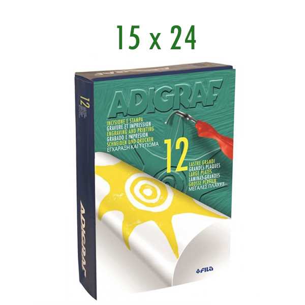 ADIGRAF 12 LASTRE MEDIE 15x24