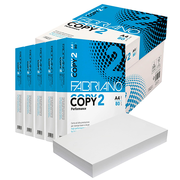 CARTA PER FOTOCOPIE A4 COPY 2 FABRIANO RS.5